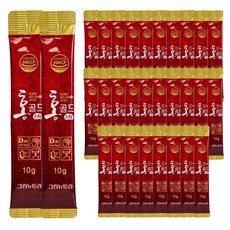 홍골드 6년근 진액 홍삼스틱 홍삼정 10ml 100포, 10g, 30개