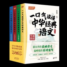 促銷 正版20本 一口氣讀懂中華經典語文詩詞名句8-12-15嵗課外閱讀書 番茄書屋, 一口氣讀懂中華經典語文全4冊