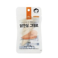 펫러닝 국내산 닭안심 그대로 30g, 닭가슴살, 48개