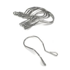 접이식 메쉬망 클립 고정핀 불멍 감성 캠핑 화롯대 부품 조립식 그물망, 실버, 1개