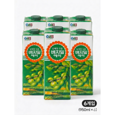 베지밀 A 담백한 고칼슘 두유 190ml, 950ml, 6개