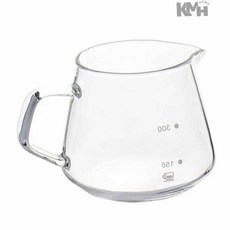 핸드드립 커피서버 유리서버 커피도구 홈카페, 1개, 상세설명, 300ml