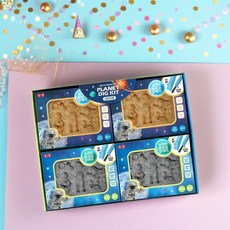 우주 발굴 키트 화석 캐기 보물찾기 채굴 장난감 과학 놀이 학습 (12개 1박스)