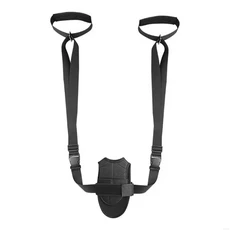 헤비 듀티 레그 스트레처 머신 체조 요가 스플릿 유연성 MMA 홈짐 피트니스, 01 Black, 01 Black