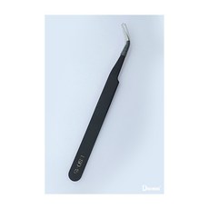 돌모아 구체관절인형 만들기 커스텀돌 제작 ESD 정밀핀셋 커브형, 1개, 검정