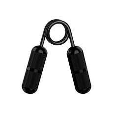 鋁合金屬握力器指力器女式握力器臂力器鍛鍊手指鍛鍊解壓, 1個, 子彈頭黑色