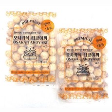 새마원 문어18프로 프리미엄 오사카식 타코야끼 1kg 문어볼 문어빵 타코야키, 2개