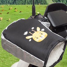 캐릭터 오토바이 핸들 방한 장갑 바이크 보온 핸드워머 방수 투명 커버, Fast오토바이방한핸들워머(소녀)