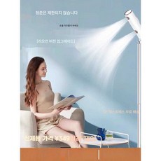 스탠드 드라이기 강아지 반려동물 애견샵 강아지드라이기거치대 스텐드, 1개, 화이트 자석 리모컨(더블 에어아웃렛), 상세페이지 참고