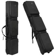 스노우보드 가방 더블 배낭 스키 데크 커플 스노우보드가방, 퓨어블랙, 1개