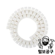 SMATO 케이블타이 매직케이블 MC2015W (20x1.5M) 백색, SMATO 케이블타이 매직케이블 MC2015W (20x