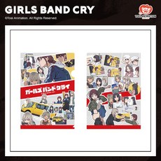 걸즈밴드크라이굿즈 클리어화일 니나 스바루 모모카 일본정품, 1개, 디자인1
