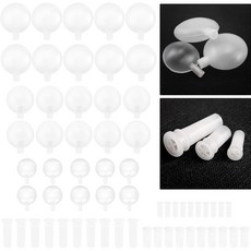 삐걱 거리는 장난감 수리 리드 소음 발생기 삽입 교체 개 애완 동물 장난감 수리 신발 호루라기 둥근 삐걱 거리는 소리 리드 삐걱 거리는 소리, 60개, 남여공용