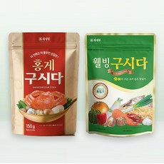 북설악 구시다 (웰빙구시다 150gX3개 + 홍게구시다 150gX1개) 만능육수 조미료, 4개, 150g