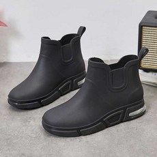 옆집샵 에어 레인부츠 남성용 첼시부츠 스타일 데일리 장화 2컬러