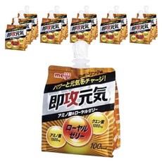 메이지 즉공원기 아미노산 & 로열젤리 에너지 드링크 맛, 180g, 12개