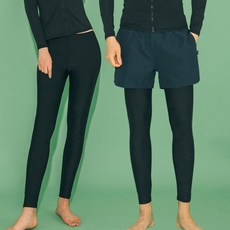 HERRINGBONE 中性款素色防曬防水內搭長褲 AC503