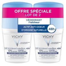 비쉬 데오드란트 롤온 48H 미네랄 50ml x2개, 2개