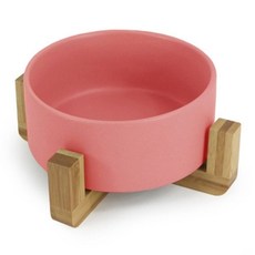 강아지 플레이팅 식기 핑크 1P 고양이 급식 급수기 고양이 애견 도자기 물그릇 밥그릇 강아지 식기 dew+9694uq