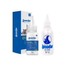 강아지 귀청소 이어크리너 + 이어파우더 가루 7g, 1세트, 120ml