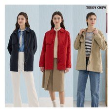 [테디크루] TEDDY CREW 여성 코튼블렌디드 포니 자켓 (T21W)