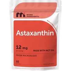 MCT 오일을 포함한 1회 제공량당 아스타잔틴 12mg