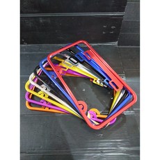 鋁合金車牌框 小7碼牌框 7碼牌框 車牌框 鋁框 大牌框 牌照框 新式車牌框 現貨出清, 橘色, 1個