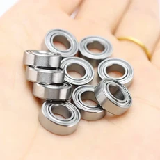 nsk베어링 10pcs 소형 볼 베어링 2x5x2.5 3x7x3 8x22x7 3D 인쇄 자전거 RC 자동차 장난감 608zz 미니, 01 10 개, 11 ID 5x10x4mm