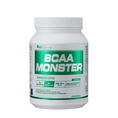 BUP BCAA 몬스터 오리지널 99.9% 원분말 헬스보충제, 1개, 500g