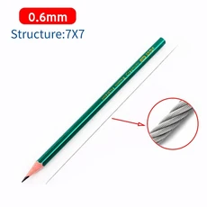304 스테인리스 스틸 와이어 로프 부드러운 낚시 리프팅 케이블 빨랫줄 직경 0.6mm 100m, 11 0.6mm, 01 100M