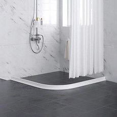 하라 T자 실리콘 물막이 5cm 화이트 설거지물막이 씽크대물받이 씽크대물막이, 1개