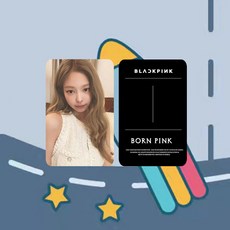 臺灣發貨- JENNIE SOLO小卡 MANTRA MCD打歌卡 BLACKPINK 特典小卡 金珍妮, 1個, 黑版小卡(二款)--JENNIE單張