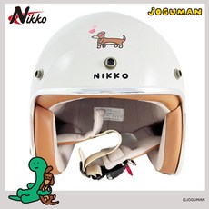 Nikko Joguman 限量聯名安全帽，可愛造型，透氣舒適，安全認證, 太妃糖