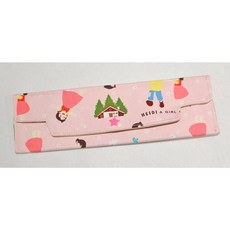 Ne Kono Te 紅餐具袋，寶寶外出餐具收納袋，輕巧便攜，安全衛生, 1個, 森林女孩款