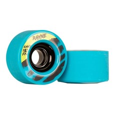 Rayne Envy 롱보드 휠 다운힐 크루징 슬라이딩 출퇴근 및 트릭용으로 제작 - 70mm 80A 102905, Teal, 1개