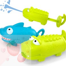 SB 어린이물총 물놀이용품 택1 유아물총, 2.상어, 1개