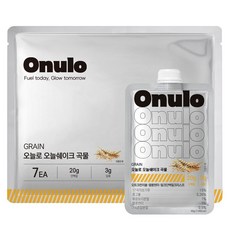 오늘로 오늘쉐이크 식사대용 단백질 쉐이크 곡물맛, 7개, 40g