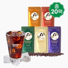 신선한 원더 더치커피 파우치 원두 혼합, 30ml, 1개입, 20개