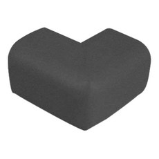 超柔軟L型加厚防撞角 安全防撞邊角 桌角防護 兒童安全防護必備, 02.黑色防撞角(組), 1個