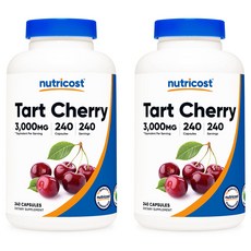 뉴트리코스트 타트체리 3000mg 240캡슐, 240정, 2개