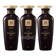 려 진생보 두피모발영양 샴푸, 3개, 400ml