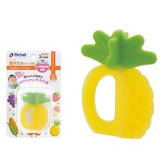 릿첼 실리콘 치발기 케이스세트, 1세트, 파인애플, 파인애플치발기+케이스