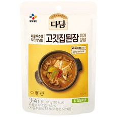 다담 고깃집 된장찌개 양념, 130g, 6개