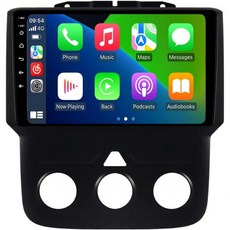 안드로이드 올인원 무선 블루투스 네비게이션 닷지 램 1500 2500 3500 2013-2018용 8256GB 8코어 카 스테레오 라디오 GPS 내비게이션이 내장된 9인치 IP, 8Core-4GB+64GB