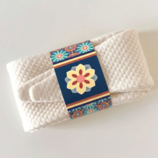 잇츠K 감성 포장띠 / 띠종이 / 띠지, 100개, (전통 채화 패턴)