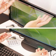 모니터메모판 하단 수납 정리 모니터메모보드