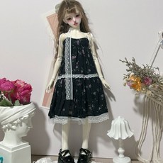 BJD 吊帶蕾絲連衣裙套裝 娃娃衣服