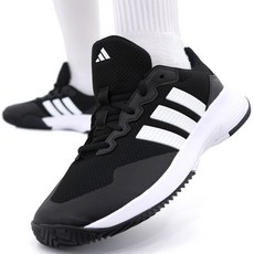 아디다스 남녀공용 테니스화 올코트용 통기성 좋은 메쉬 코트화 입문 훈련 연습용 테니스 신발 가성비 테니스 운동화 하드코트 클레이코트 올코트화