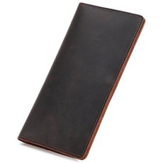 真皮牛皮 薄款長夾 (019/男款/可放手機/卡夾)