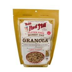 밥스 레드 밀 프리 허니 오트 그래놀라 12 Oz Bob's Red Mill Gluten Free Honey Oat Granola 12 Oz, 340.19g, 1개